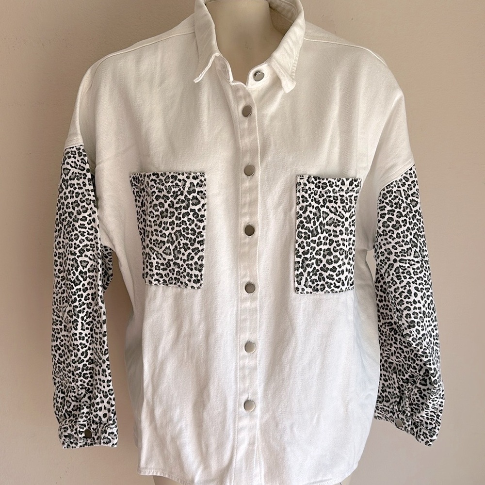 Women’s jacket XL leopard print NWT